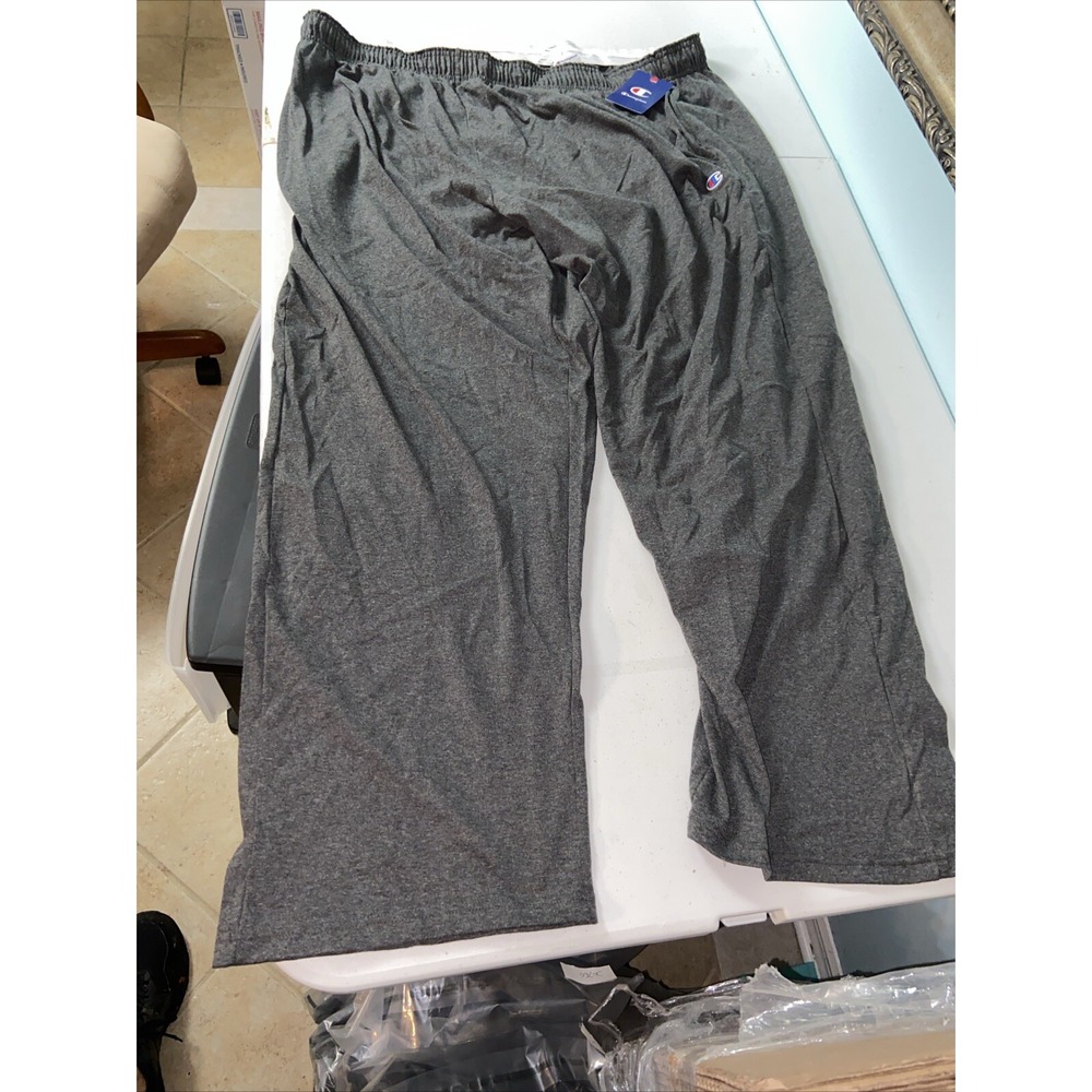 Champion Jogger 4XB Mens Grey Big & Tall Lightweight Activewear Pants